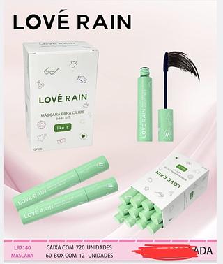 MASCARA DE CILIOSLOVE RAIN C/12PCS