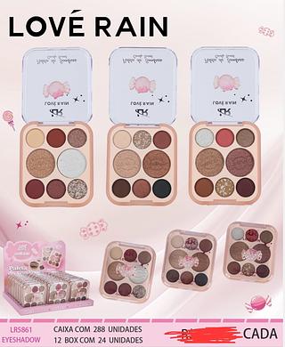PALETA DE SOMBRA LOVE RAIN C/24PCS