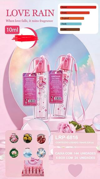 PERFUME 10ML LOVE RAIN C/24PCS