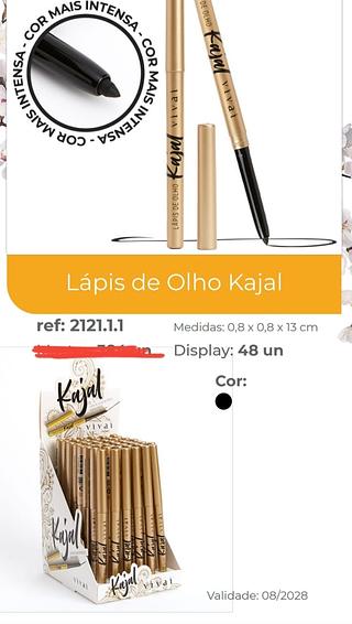 LAPIS KAJAL VIVAI C/48PCS