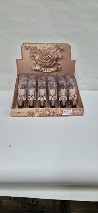 BATOM MATTE SARAHS BEAUTY C/24PCS
