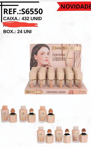 CONTORNO LIQUIDO SARAHS BEAUTY C/24PCS