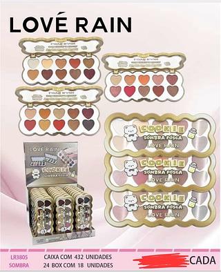 PALETA DE SOMBRAS LOVE RAIN C/24PCS