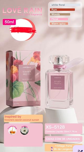PERFUME 50ML LOVE RAIN C/12PCS