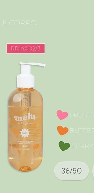 SABONETE LIQUIDO CORPORAL BUTTERCREAM MELU