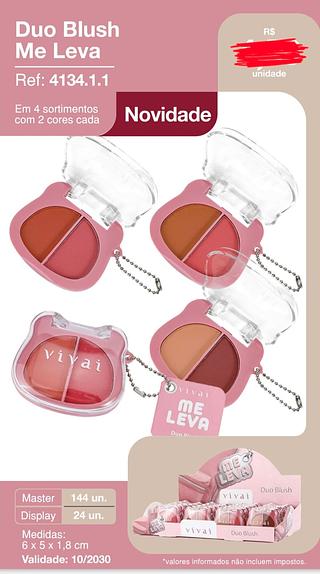 DUO BLUSH ME LEVA VIVAI C/24PCS