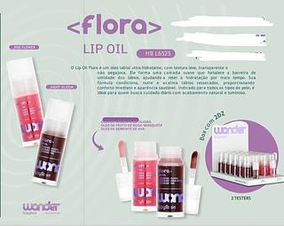 LIP OIL FLORA WONDER RUBY ROSE C/24PCS