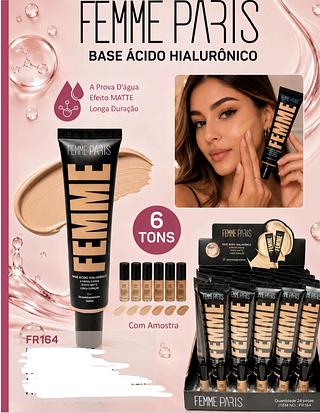 BASE ACIDO HALURONICO FEMME PARIS C/24PCS