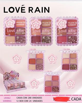 PALETA DE SOMBRAS LOVE RAIN C/24PCS