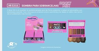 SOMBRA PARA SOBRANCELHAS BROW MIX POPSTAR RUBY ROSE C/24PCS