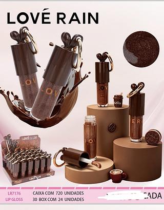 LIP GLOSS CHOCOLATE LOVE RAIN C/24PCS