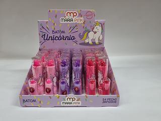 Batom unicornio maria pink c/24pcs
