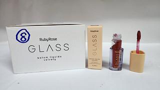 Batom LiQuido Glass Melu C/12 pcs RUBY ROSE