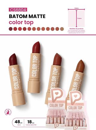 BATOM MATTE COLOR TOP PINK 21 C/48PCS