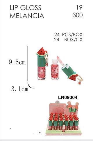 LIP GLOSS MELANCIA LUA NEVE C/24PCS