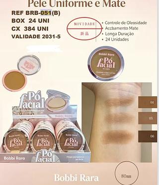 PO FACIAL BOBBI RARA C/24PCS