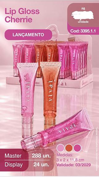 LIP GLOSS CHERRIE VIVAI C/36PCS