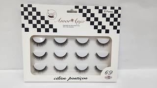 CILIOS POSTICOS AMOR ANJO 6PARES C/10PCS