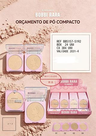 PO COMPACTO BOBBI RARA C/24PCS
