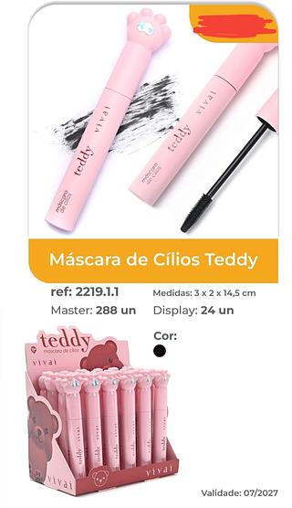 MASCARA DE CILIOS TEDDY VIVAI C/24PCS