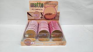 PO COMPACTO MATTE YOYO MAQUIAMOR C/24PCS