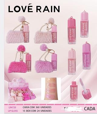 LIP GLOSS LOVE RAIN C/24PCS