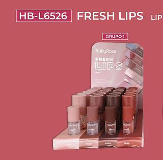 LIP OIL FRESH LIPS RUBY ROSE C/24PCS
