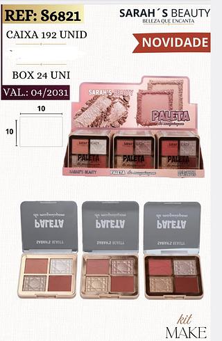 PALETA DE KIT SARAHS BEAUTY C/24PCS