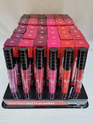 batom liquido matte 24horas max love 21-26 c/48pcs
