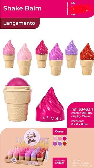 SHAKE BALM VIVAI C/24PCS