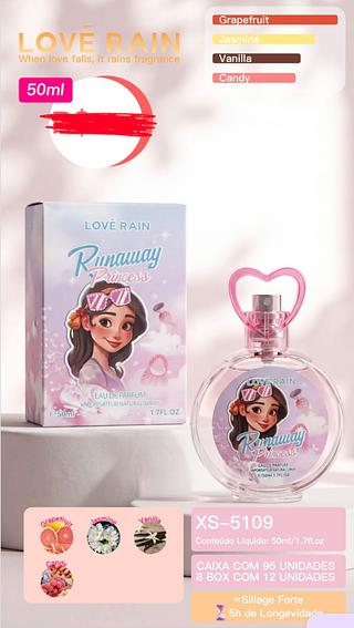 PERFUME 50ML LOVE RAIN C/12PCS