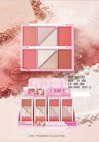 BLUSH ILUMINADOR 2 EM 1 BOBBI RARA C/24PCS