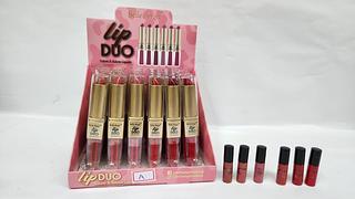 LIP DUO BATOM E GLOSS BELLE ANGEL C/24PCS