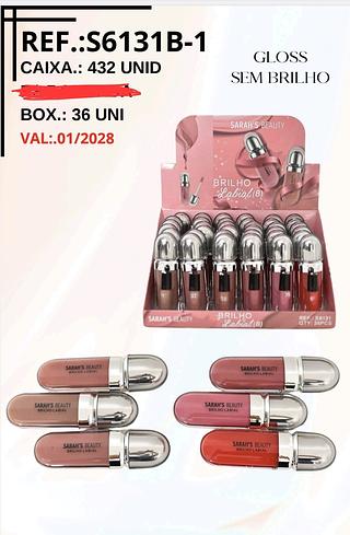 BRIIHO LABIAL C/36 PCS SARAHS BEAUBY