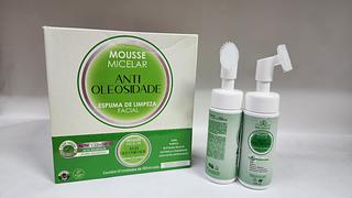 MOUSSE MICELAR LIMPEZA FACIAL ANTI OLEOSIDADE PHALLE BEAUTY C/12PCS