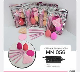 KIT ESPONJA PARA MAQUIAGEM C/12PCS