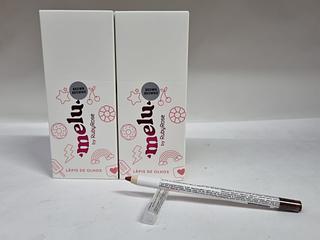 LAPIS DE OLHOS MELU BROWN C/24PCS