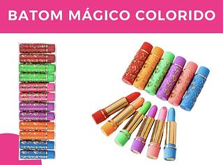 BATOM MAGICO COLORIDO 24H BELLA FEMME C/12PCS