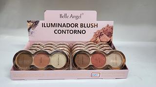 ILUMINADOR BLUSH CONTORNO BELLE ANGEL C/12PCS