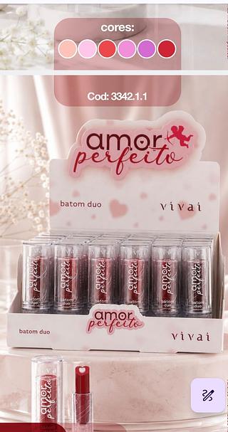 DUO BATOM AMOR PERFEITO VIVAI C/36PCS