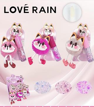 LIP GLOSS LOVE RAIN C/12PCS