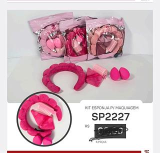KIT ESPONJA PARA MAQUIAGEM C/6PCS