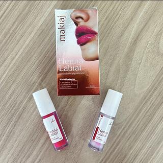 HENNA GLOSS LABIAL ROSA C/6PS