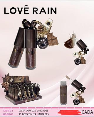 LIP Gloss Chocolate C/24Ppcs LOVE RAIN