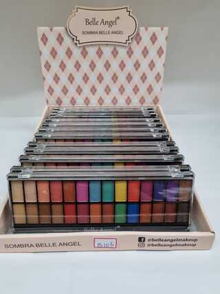 sombra para palpebras belle angel c/12pcs