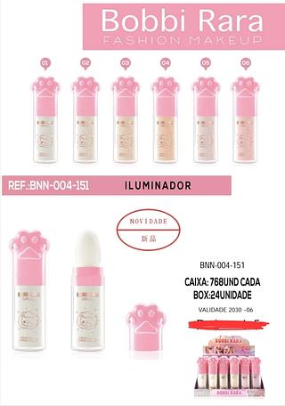 PO DE FADA ILUMINADOR BOBBI RARA C/24PCS