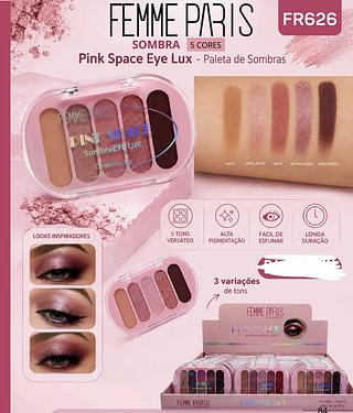 PALETA DE SOMBRA FEMME PARIS C/24PCS