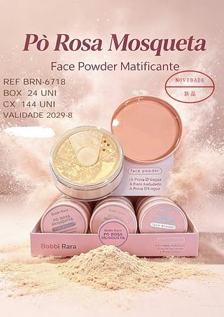 PO ROSA MOSQUETA BOBBI RARA C/24PCS