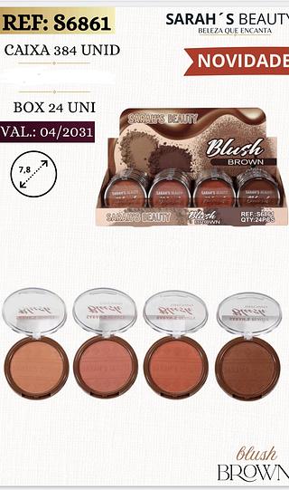 BLUSH SARAHS BEAUTY C/24PCS