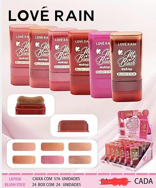 BLUSH STICK LOVE RAIN C/24PCS